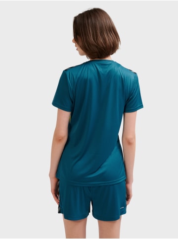 Hummel T-Shirt Hmlauthentic Damen in BLUE CORAL/SULPHUR SPRING