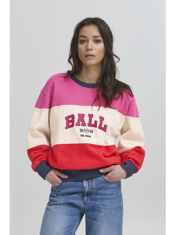 BALL Rundhalspullover BAMONTANA SWEAT 50405000 rundhalspullover mit Stickerei in rosa