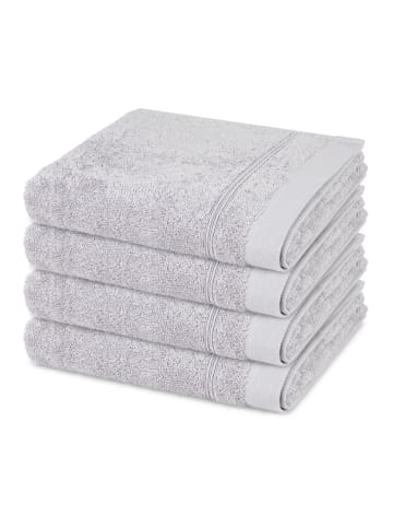 Ross 4 X Handtuch im Set Rubin in Granit