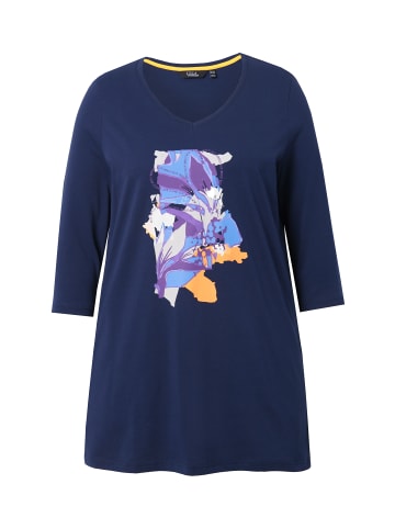 Ulla Popken Longshirt in tintenblau