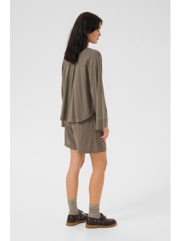 My Essential Wardrobe Langarm-Bluse DiasMW Box fit in Walnut