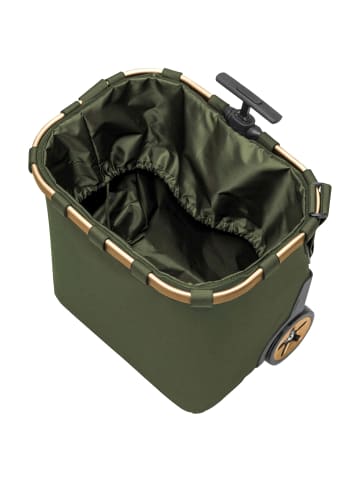 Reisenthel carrycruiser - Einkaufstrolley 47.5 cm (leo vanilla) in forest gold