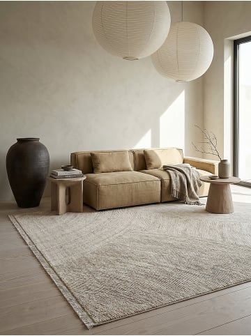 KADIMA DESIGN Läufer Geometrisch pflegeleicht Wohnzimmer Schlafzimmer Flur Esszimmer in Beige