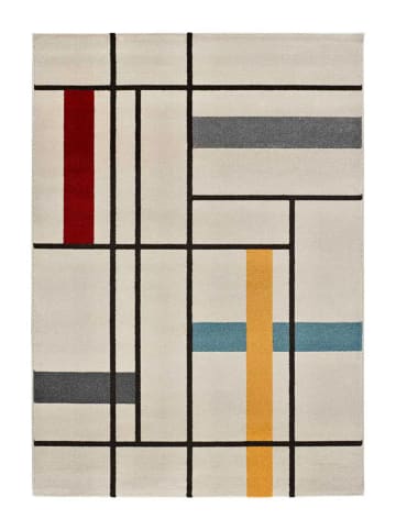 Atticgo Kurzflor-Teppich DELTA in mehrfarbig