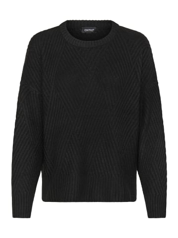 Oxmo Strickpullover OXIBOMMA in Schwarz