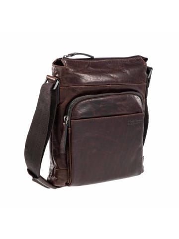 Strellson Schultertasche 'Abbey  in Dunkelbraun 22 x 25 x 5 cm'
