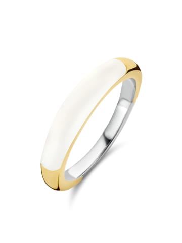 Ti Sento Milano Ring "weiß bicolor vergoldet 12230WA" in Gold