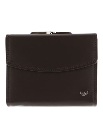 Golden Head Polo Geldbörse RFID Schutz Leder 12 cm dunkelbraun