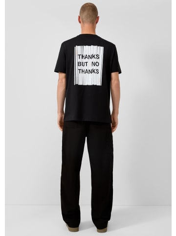 QS T-Shirt in 99D0_schwarz