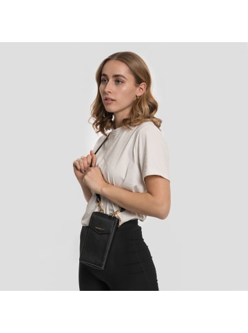 Lazarotti Bologna Leather Zip-Around Geldbörse Handytasche Leder 19 cm in black-2