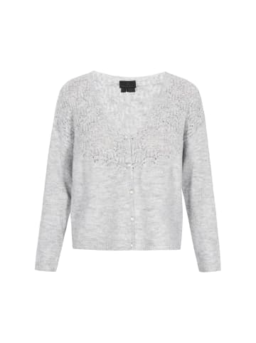DreiMaster Klassik Women Cardigan in grey melange