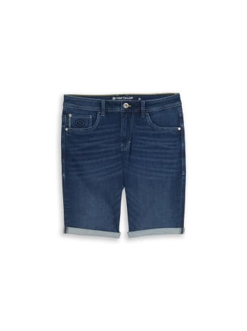 Tom Tailor Short in used mid stone blue denim
