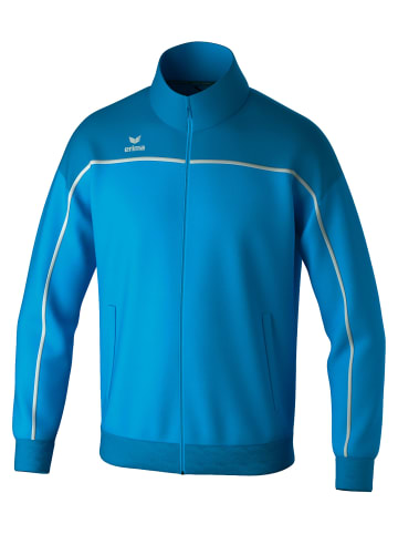 erima Unisex Erwachsene Trainingsjacke in curacao/mykonos/weiß