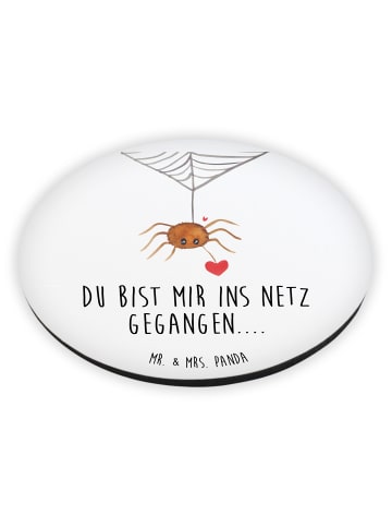 Mr. & Mrs. Panda haftmagnet Spinne Agathe Liebe mit Spruch in Weiß