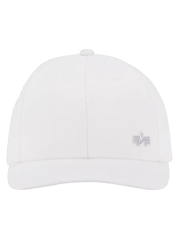 Alpha Industries Alpha Industries Snapback in white/metalsilver