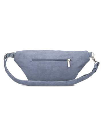 Zwei Mademoiselle.M Umhängetasche 40 cm nubuk sky
