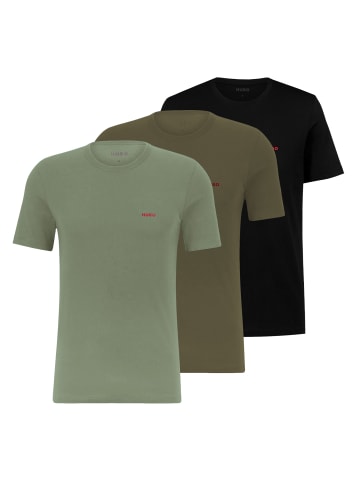 HUGO 3er Pack T-Shirts Crew-Neck in Mehrfarbig