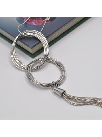 Steuer Modeschmuck Metall in silber