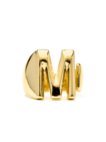 Luxenter ring with 18-K yellow gold finish - Alphabet