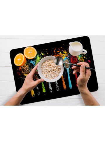 MuchoWow Platzset - Tischset (6-teilig)  Mehrfarbig