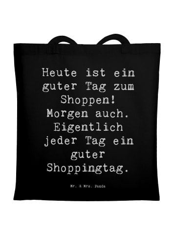 Mr. & Mrs. Panda dokumententasche Spruch Tragetasche Shoppen mit... in Schwarz