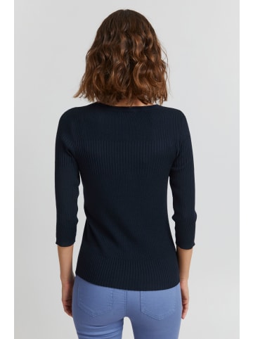 Fransa Strickpullover in blau