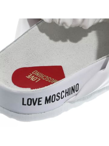 Love Moschino San Lod Birki30 Nappa Bianco Nero in white