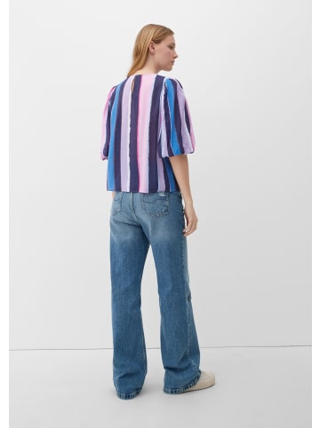 QS Bluse in 58G0_tiefblau