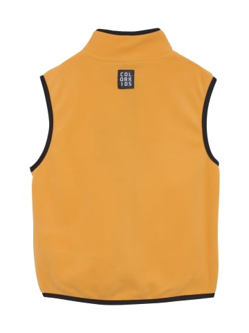 Color Kids Fleeceweste COFleece Waistcoat in Orange