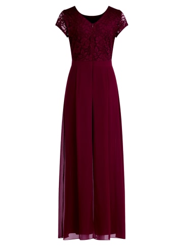 Vera Mont Jumpsuit kurzarm in Deep Wine