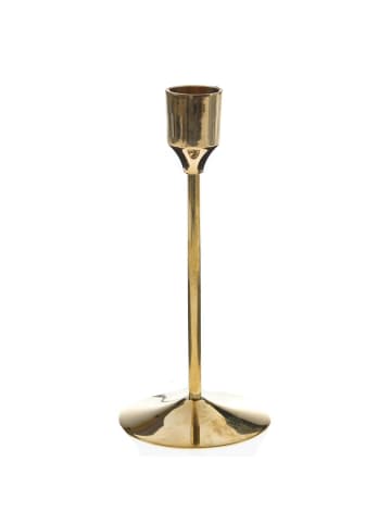 MARELIDA Stabkerzenhalter Kerzenständer H: 15,5cm in gold