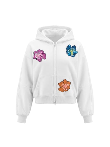 IZIA Women Hoodie in White