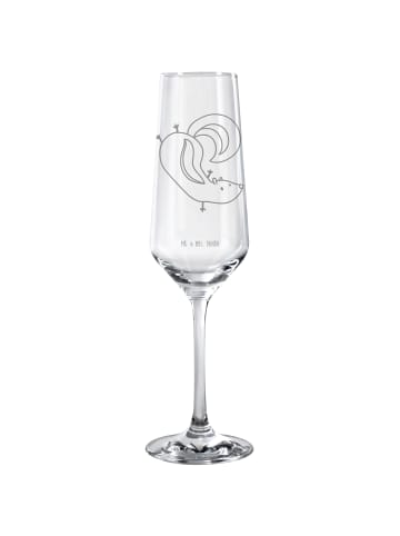 Mr. & Mrs. Panda Sektglas Stinktier Handstand ohne Spruch in Transparent