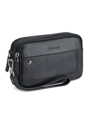 Roncato Alaska Herrentasche Leder 21 cm in nero