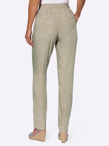 WITT WEIDEN Hose in schlamm-champagner-bedruckt