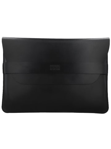 Buckle & Seam Terra Laptophülle Leder 35 cm in black