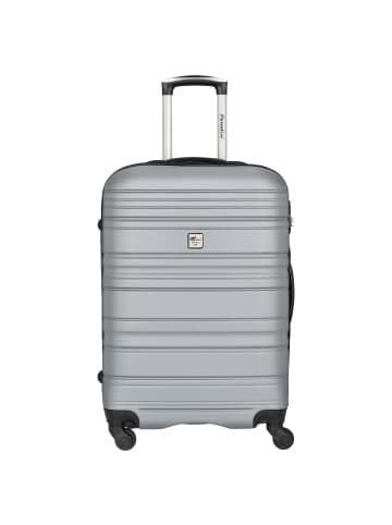 Paradise by CHECK.IN Santiago - 4-Rollen-Trolley 66 cm in silber