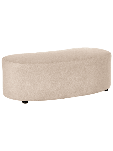 Beliani Ottomane AMAL in Beige - (W) 120 x (H) 41 x (L) 54 cm