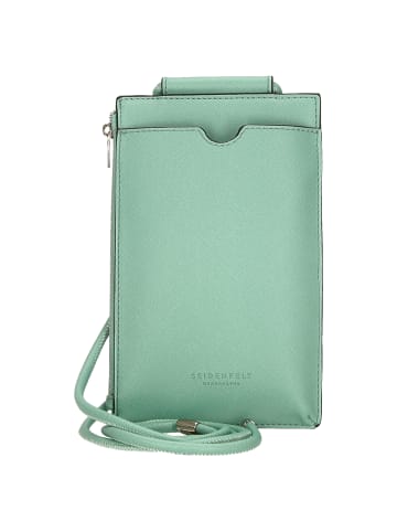 Seidenfelt Lian - Handytasche 18 cm in fresh turquoise