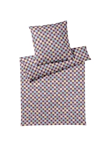 Elegante Bettwäsche Scrabble in merlot