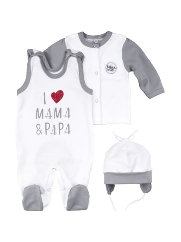 Baby Sweets Babysets I love Mama & Papa in weiss