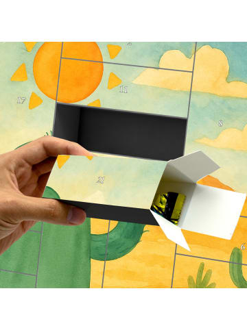 Mr. & Mrs. Panda Adventskalender Zum Befüllen Kaktus Sonne Desig... in Weiß