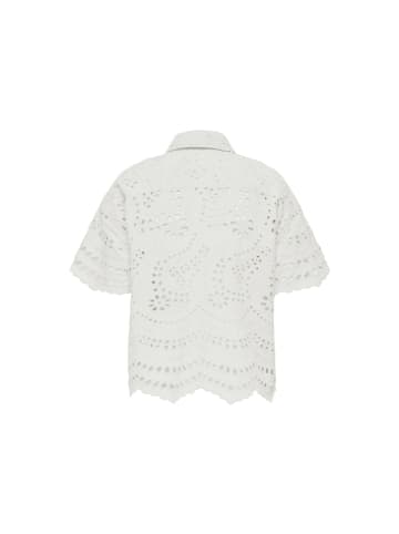 ONLY Halbarmbluse in Cloud Dancer