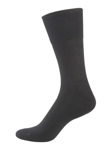 NUR DER Basicsocken Baumwolle Aktiv in anthrazitmel.