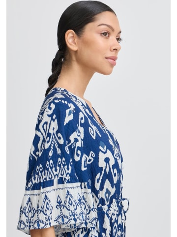 b. young Kleid BYJASMINA Loose fit in Medieval Blue Eth Mix