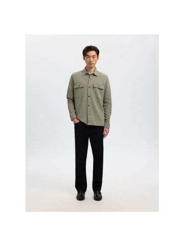 Selected Sweatshirt in vetiver