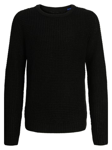 JACK & JONES Junior Strickpullover 'Global' in schwarz