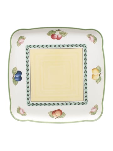 Villeroy & Boch Platte French Garden in ø 29,7 cm in weiß-bunt