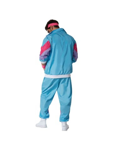 tectake Retro-Trainingsanzug/80er-/90er-Jahre-Jogginganzug, in bunt, Gr. XXL