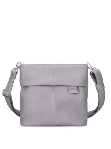 Zwei Mademoiselle M8 - Schultertasche 25 cm (sage) in canvas-grey